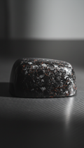 Forged carbon side mirror cap sculpted edges